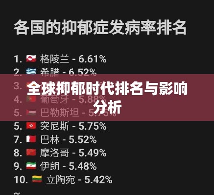 全球抑郁时代排名与影响分析