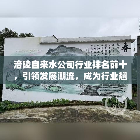 涪陵自来水公司行业排名前十，引领发展潮流，成为行业翘楚