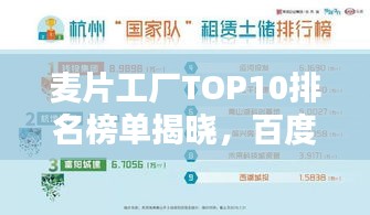 麦片工厂TOP10排名榜单揭晓，百度权威收录！