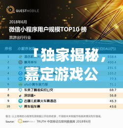 「独家揭秘，嘉定游戏公司排名榜及行业深度洞察报告」